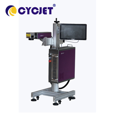 100W кодируя лазерный принтер Cycjet летая коробка медицины отметки лазера волокна Mopa
