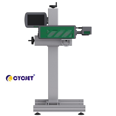CYCJET LC30F летают машина маркировки лазера для принтера маркировки даты стеклянной бутылки